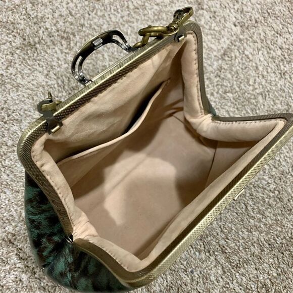 Vintage Handmade Genuine Premium Leather Push Lock Clutch/Shoulder Bag/Crossbody - Picture 16 of 16